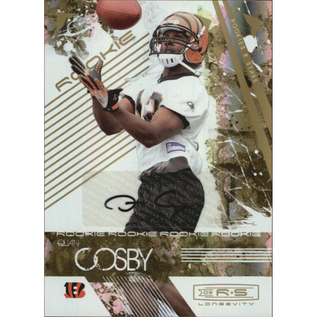2009 Donruss Rookies and Stars Longevity Autographs #182 Quan Cosby/250