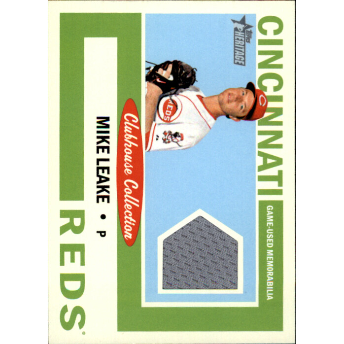 2013 Topps Heritage Clubhouse Collection Relics #ML Mike Leake. rookie card picture