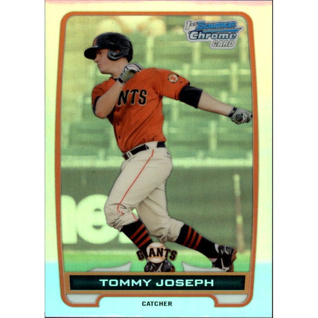 2012 Bowman Chrome Prospects Refractors #BCP100 Tommy Joseph. rookie card picture