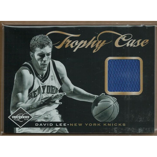 2011-12 Limited Trophy Case Materials #23 David Lee/99