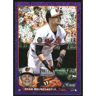 2023 Topps Chrome Purple Speckle Refractors #149 Ryan Mountcastle