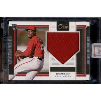 2022 Panini Three and Two Rookie Jerseys #22 Josiah Gray/99