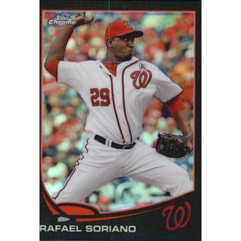 2013 Topps Chrome Update Black Refractors #MB28 Rafael Soriano