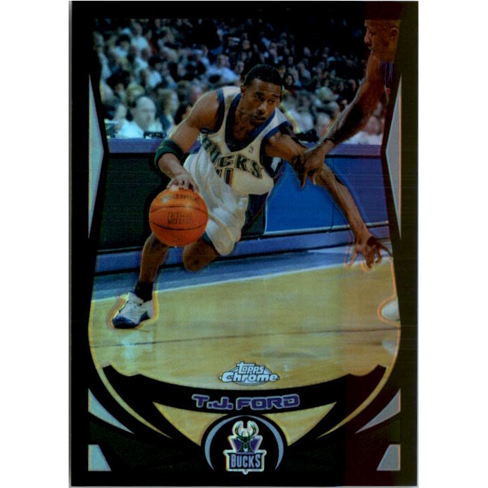 2004-05 Topps Chrome Refractors Black #46 T.J. Ford