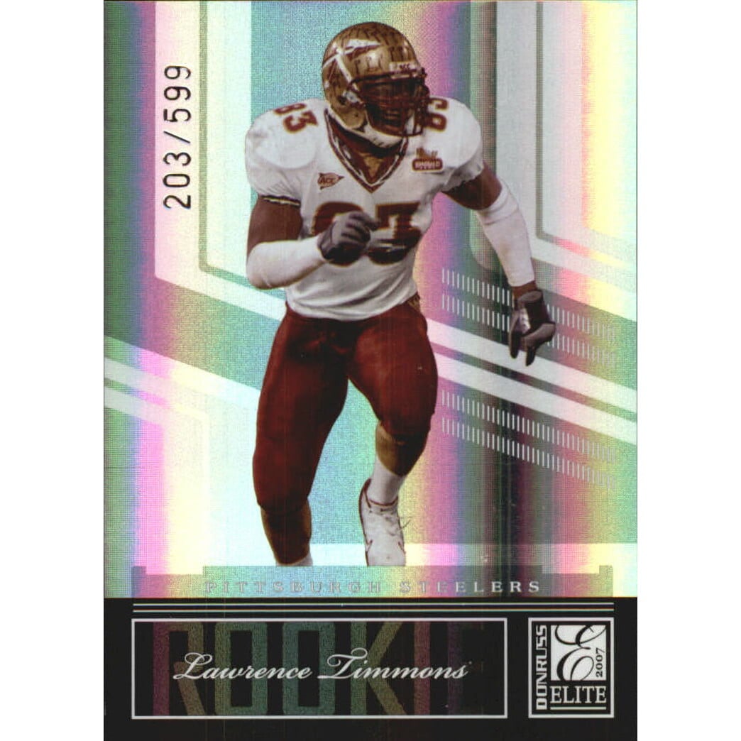 2007 Donruss Elite #169 Lawrence Timmons RC. rookie card picture