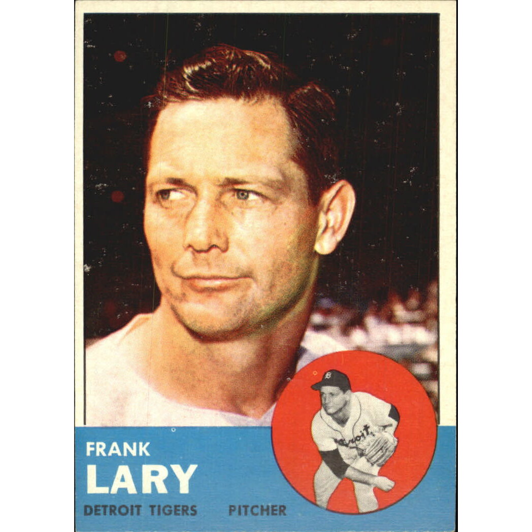 1963 Topps #140 Frank Lary. rookie card picture