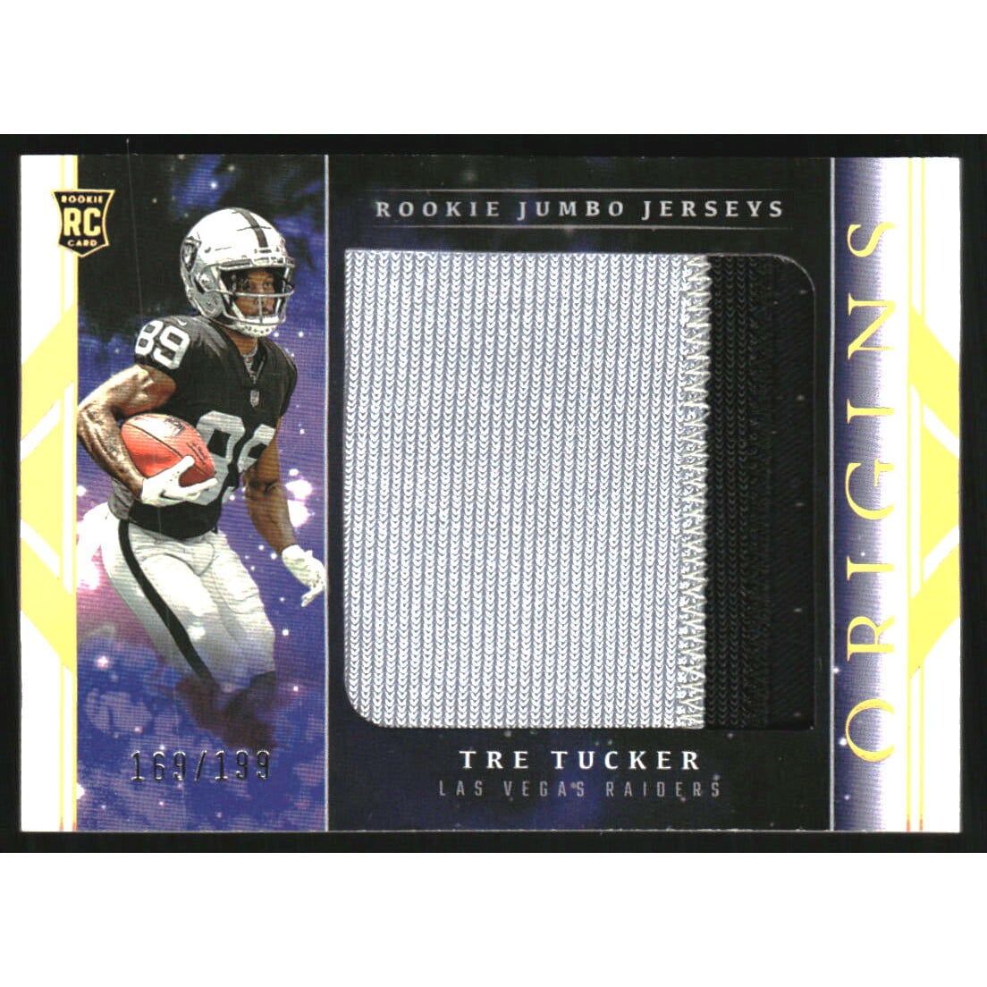 2023 Panini Origins Rookie Jumbo Jerseys #25 Tre Tucker. rookie card picture