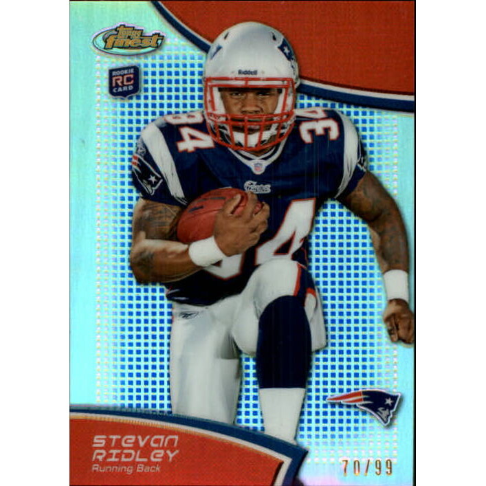 2011 Finest Blue Refractors #95 Stevan Ridley