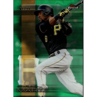 2016 Finest Green Refractors #89 Starling Marte