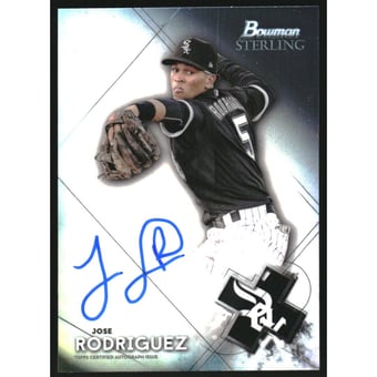 2021 Bowman Sterling Prospect Autographs #BSPAJRO Jose Rodriguez