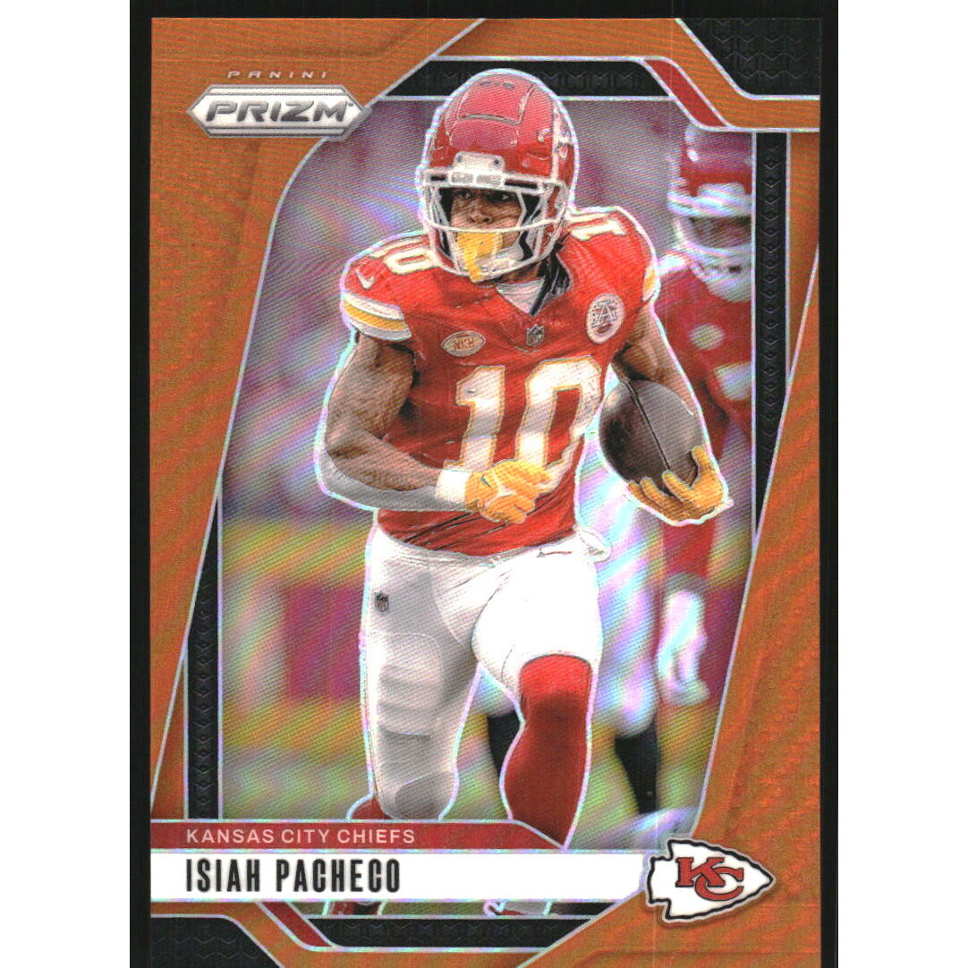 2024 Panini Prizm Prizms Orange #139 Isiah Pacheco