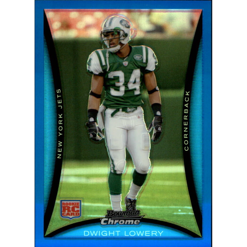 2008 Bowman Chrome Blue Refractors #BC23 Dwight Lowery. rookie card picture