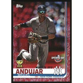 2019 Topps Opening Day Red Foil #144 Miguel Andujar