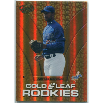 2004 Leaf Mirror Gold Rookies #9 Alfredo Gonzalez