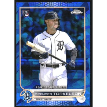 2022 Topps Chrome Update Sapphire #US231 Spencer Torkelson (RC)