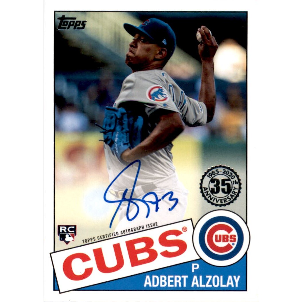 2020 Topps '85 Topps Autographs #85AAA Adbert Alzolay S2