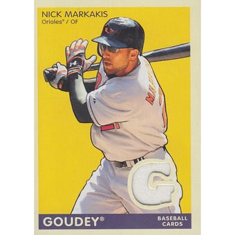 2009 Upper Deck Goudey Memorabilia #GMNM Nick Markakis