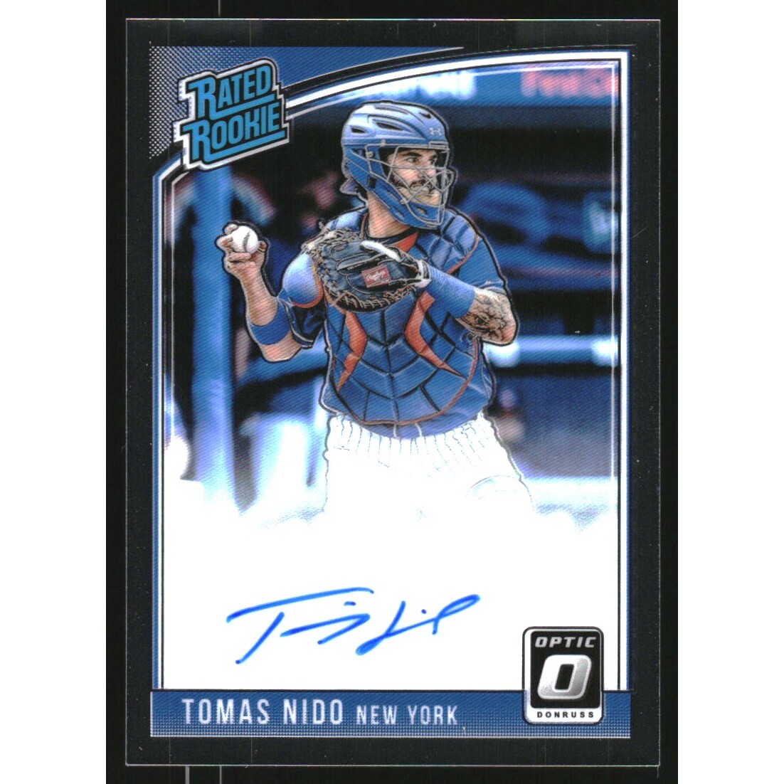 2018 Donruss Optic Rated Rookies Signatures #RRSTN Tomas Nido