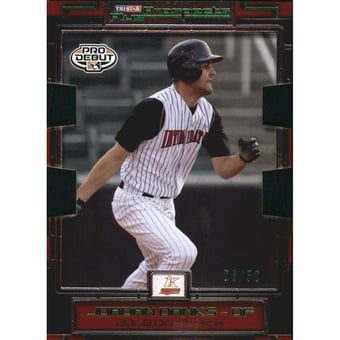 2008 TRISTAR Prospects Plus PROminent Die Cut Green #114 Jordan Danks