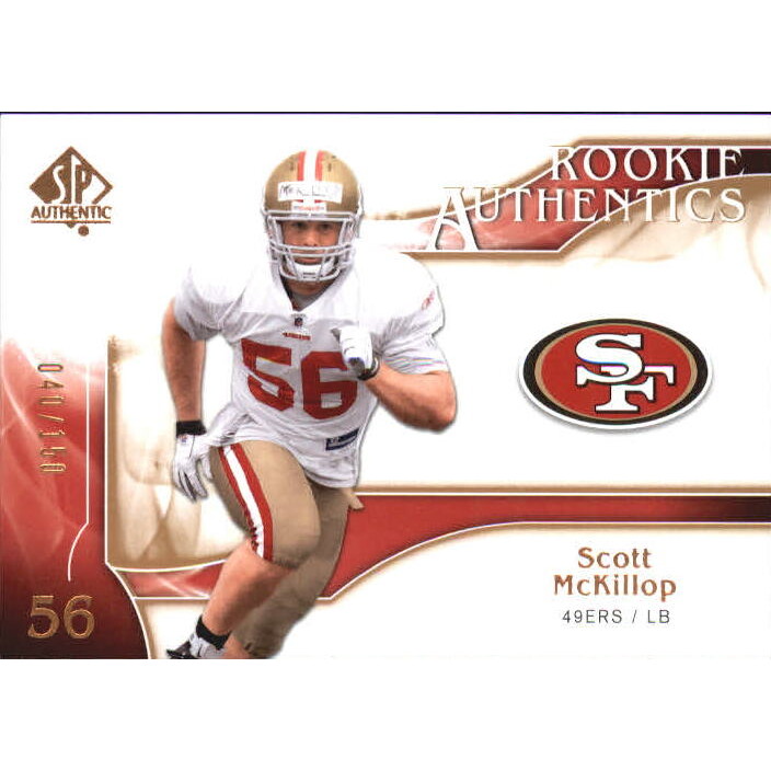 2009 SP Authentic Bronze #290 Scott McKillop