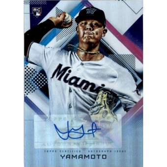 2020 Topps Fire Autographs #FAJY Jordan Yamamoto