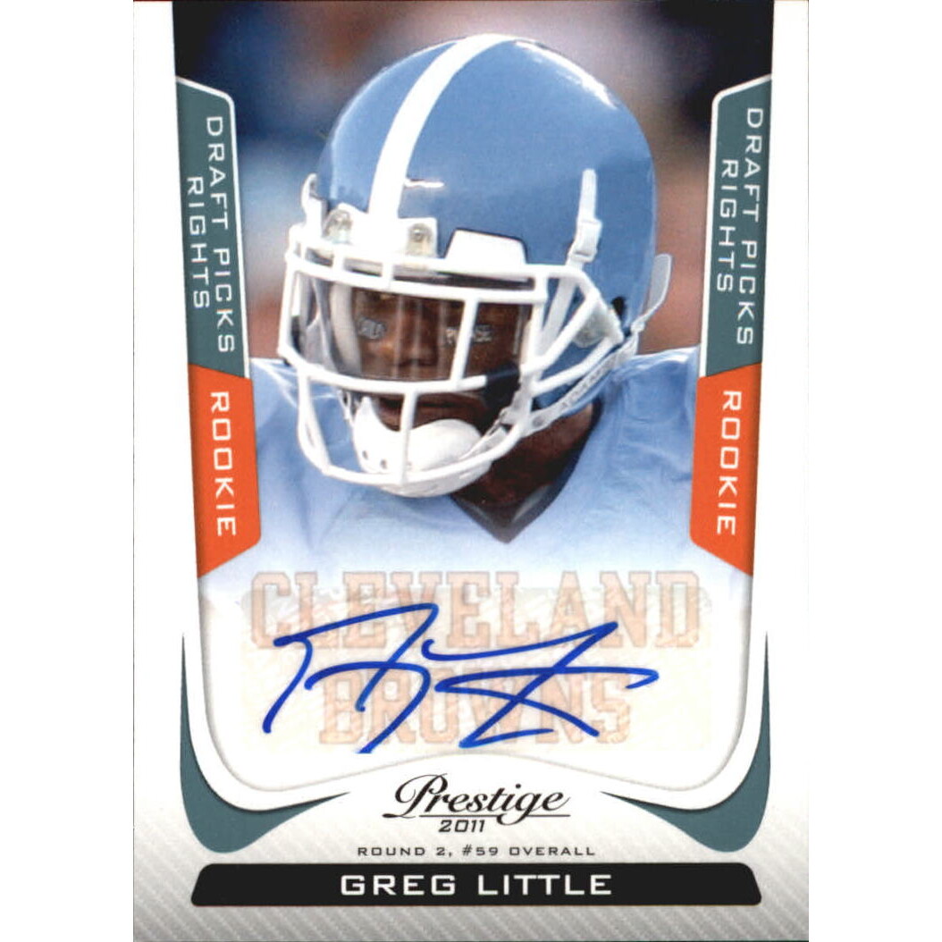 2011 Prestige Draft Picks Rights Autographs #242 Greg Little/499