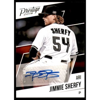 2018 Prestige Autographs #16 Jimmie Sherfy
