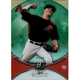 2016 Bowman Platinum Green #43 Zack Greinke