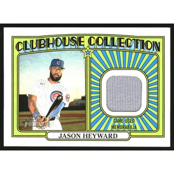 2021 Topps Heritage Clubhouse Collection Relics #CCRJHE Jason Heyward