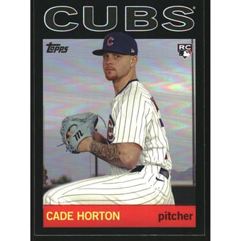 2025 Topps Archives Black Foilboard #89 Cade Horton