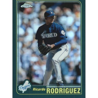 2001 Topps Chrome Traded Retrofractors #T188 Ricardo Rodriguez