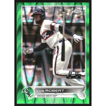 2022 Topps Chrome Sonic Green RayWave Refractors #137 Luis Robert