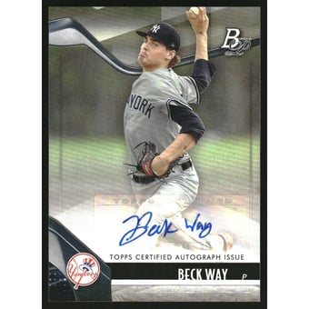 2021 Bowman Platinum Top Prospect Autographs #TOP18 Beck Way