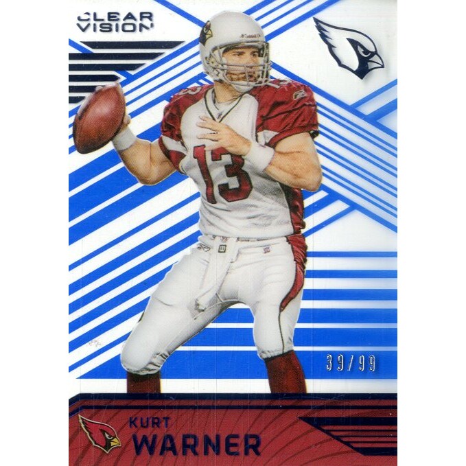 2016 Panini Clear Vision Blue #79B Kurt Warner L1