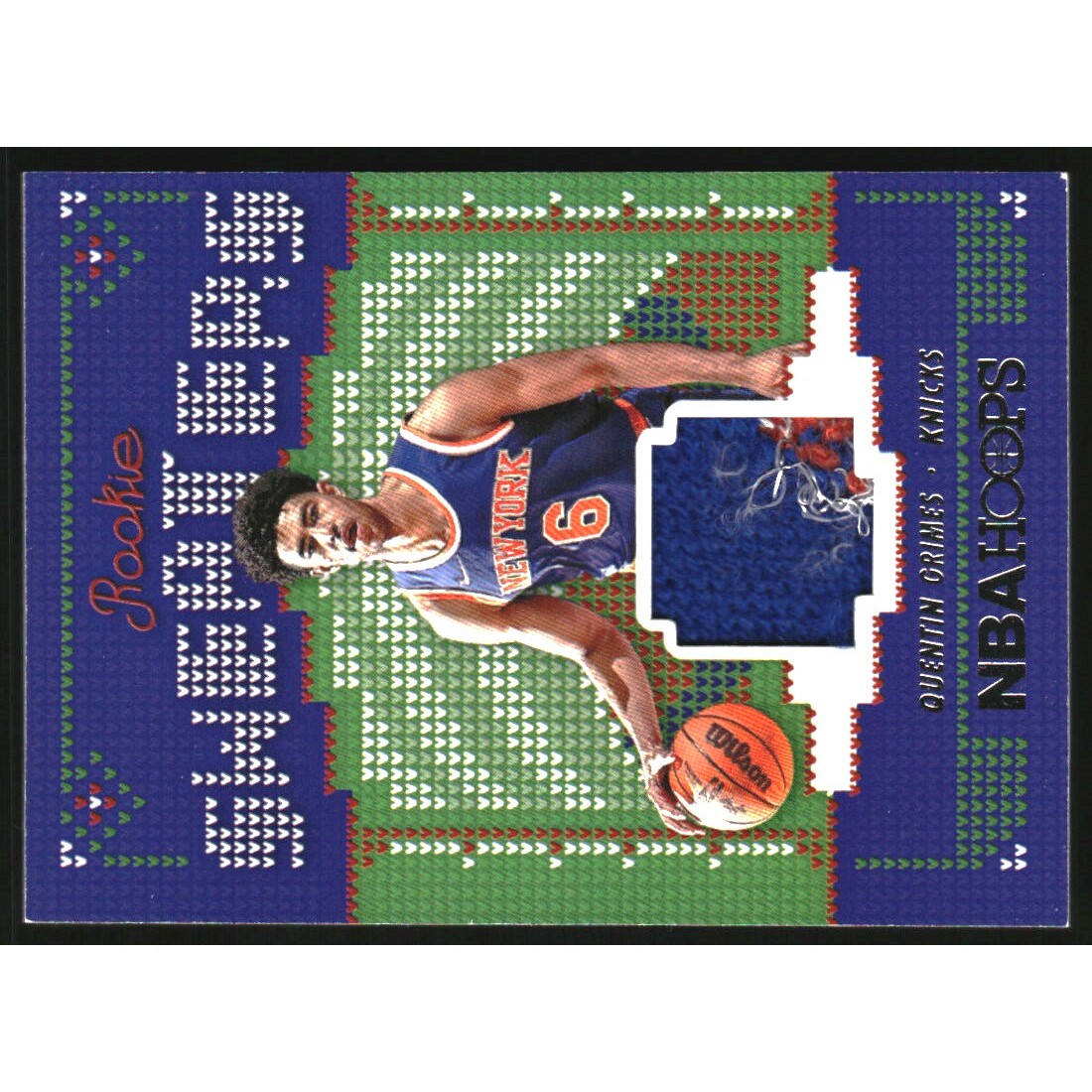 2021-22 Hoops Rookie Sweaters #7 Quentin Grimes
