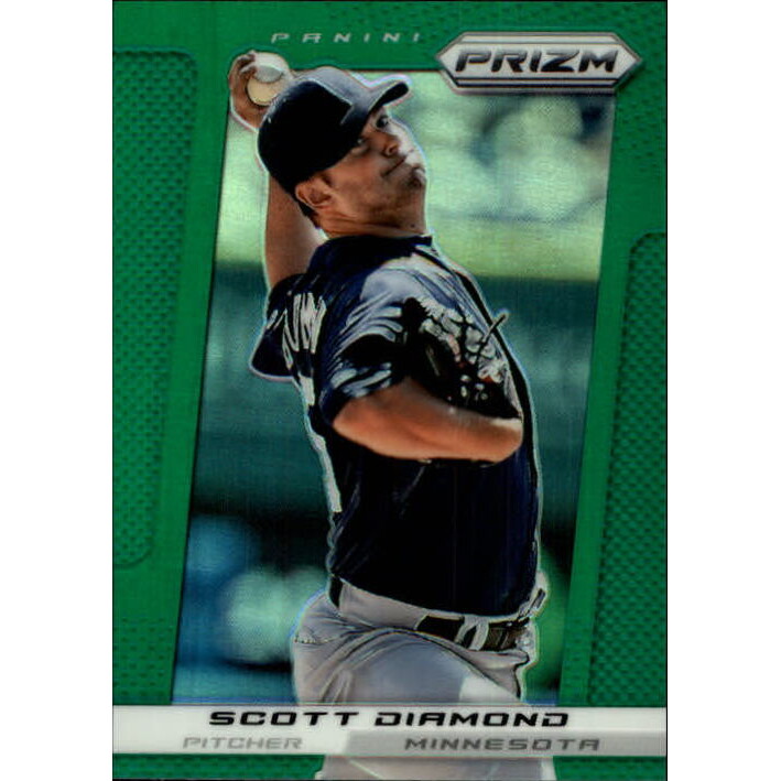 2013 Panini Prizm Prizms Green #69 Scott Diamond. rookie card picture