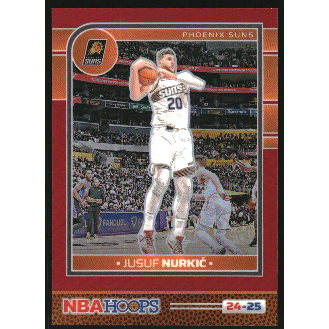 2024-25 Hoops Premium Prizms Red #69 Jusuf Nurkic