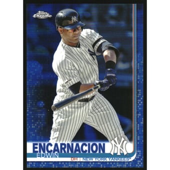 2019 Topps Chrome Update Blue Refractors #12 Edwin Encarnacion