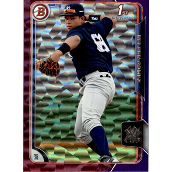 2015 Bowman Prospects Purple Ice #BP116 Nelson Gomez