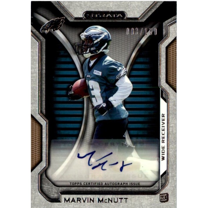 2012 Topps Strata Rookie Autographs Bronze #RAMM Marvin McNutt