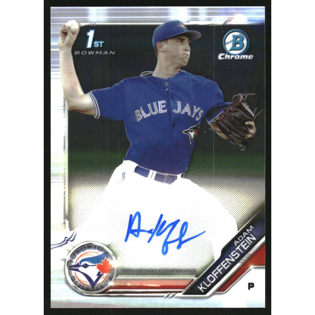 2019 Bowman Chrome Prospect Autographs #CPAAKL Adam Kloffenstein