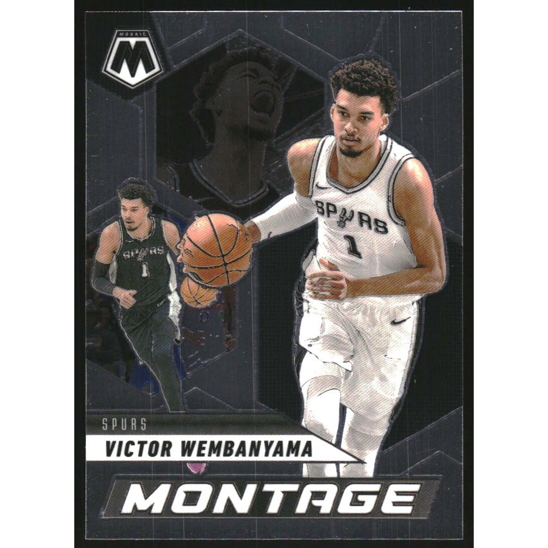 2024-25 Panini Mosaic Montage #25 Victor Wembanyama. rookie card picture