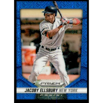 2014 Panini Prizm Prizms Blue Mojo #128 Jacoby Ellsbury
