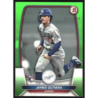 2023 Bowman Neon Green #13 James Outman