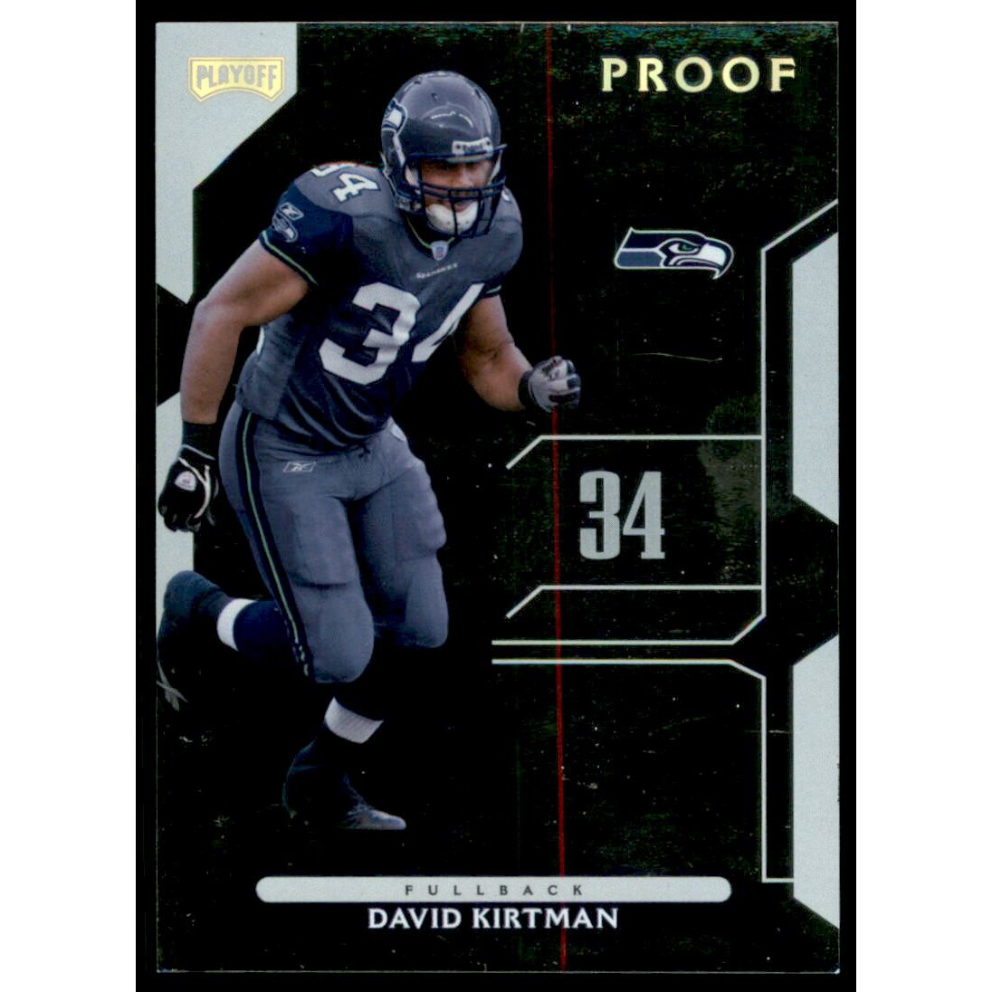 2006 Playoff NFL Playoffs Gold Proof #142 David Kirtman