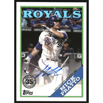 2023 Topps '88 Topps Autographs #88BANP Nick Pratto