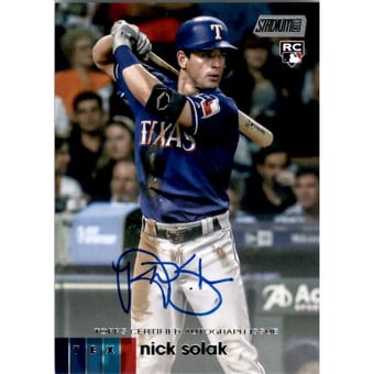 2020 Stadium Club Autographs #ANS Nick Solak