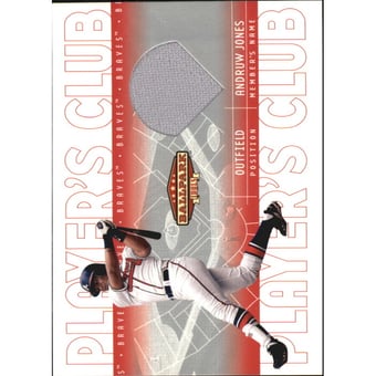 2002 Upper Deck Ballpark Idols Player's Club Jerseys #AJ Andruw Jones