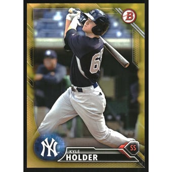 2016 Bowman Prospects Gold #BP83 Kyle Holder