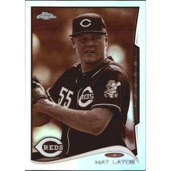2014 Topps Chrome Sepia Refractors #72 Mat Latos